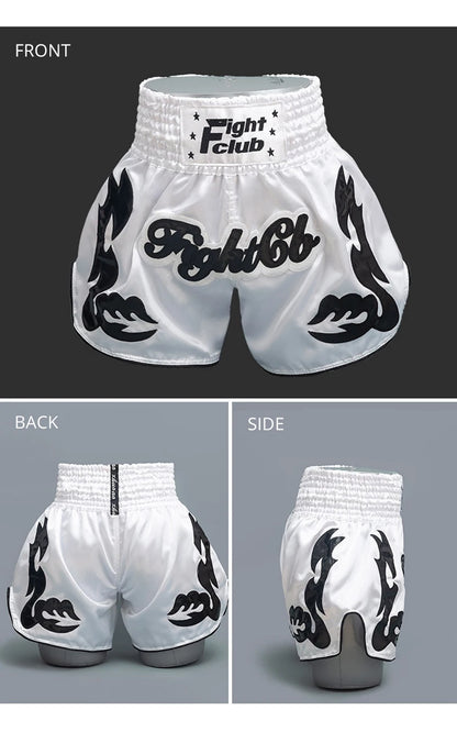 Thai Boxing Shorts Muay Thai Fightwear Men Women Boy Girl Kids Muaythai Grappling Kickboxing Match Training Uniform MMA Boxer Pants The Clothing Company Sydney