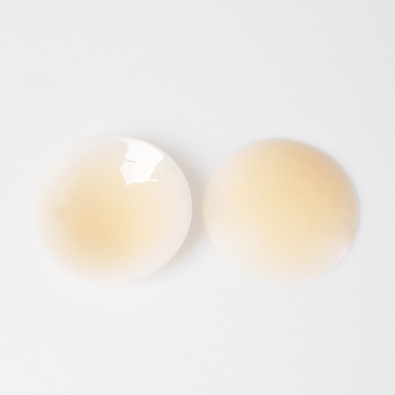 Reusable Invisible Silicone Nipple Cover Self Adhesive Breast Chest Bra Solid Colour Women's Pasties Pad Mat Stickers Accessories The Clothing Company Sydney