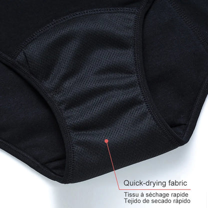 Menstrual Panties For Women Period Underwear 4 Layer Plus Size Heavy Flow Absorbency Leakproof Physiological Sanitary Lingerie - The Clothing Company Sydney