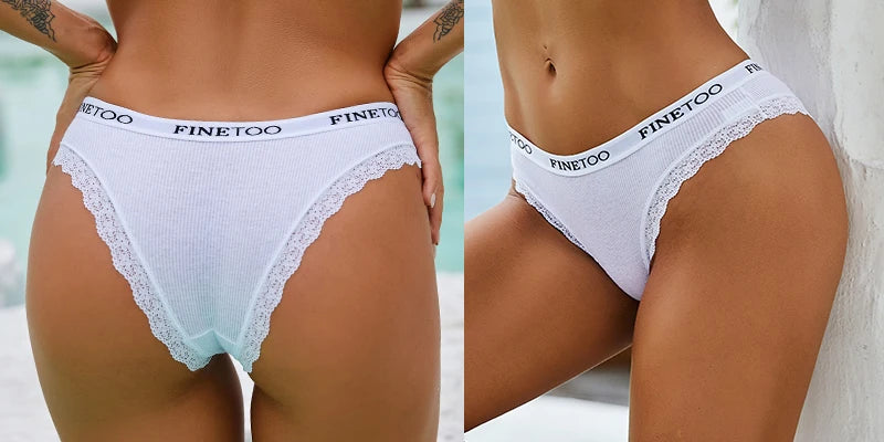 Women's Cotton Panties Hollow Out Lace Briefs Female Letter Belt Underwear Plus Size Panty  Lingerie The Clothing Company Sydney