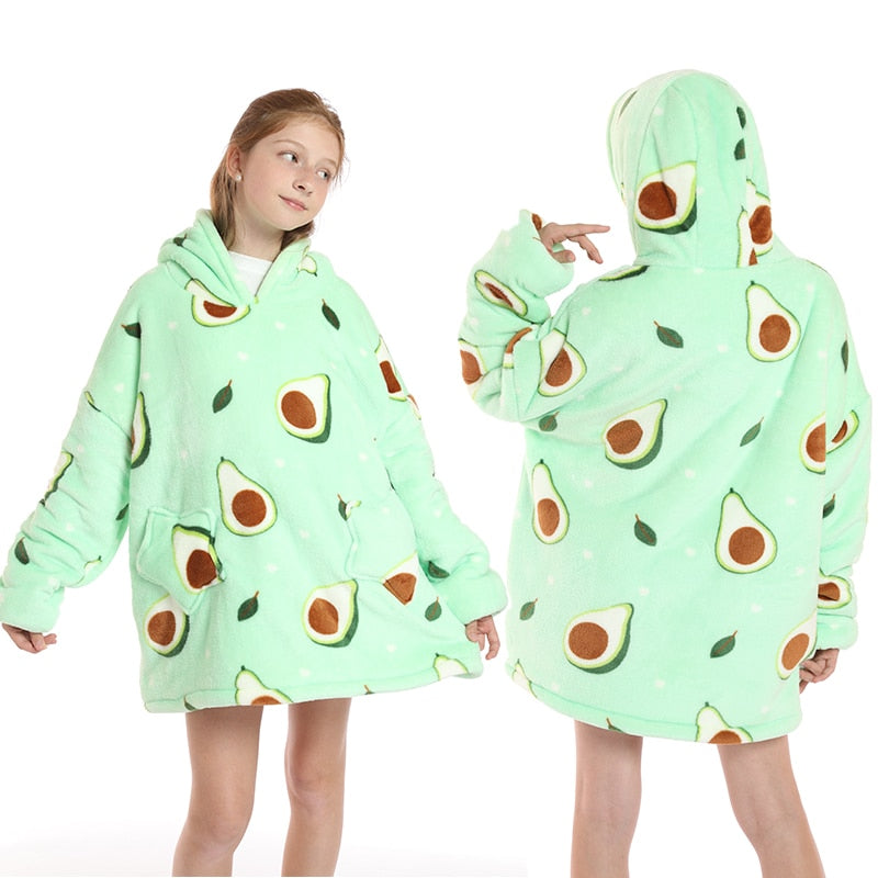 Oversized Hooded Blanket for Adult Child Wearable Blankets for Winter Warm Outdoor Hoodie Sweatshirt The Clothing Company Sydney