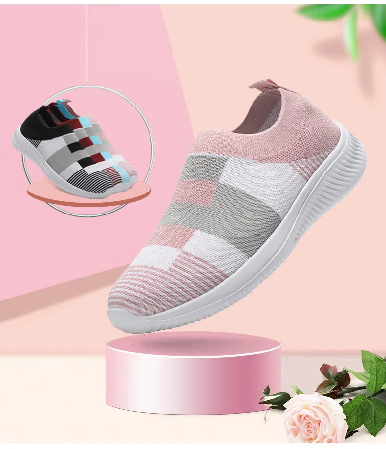 Women's Casual Knitted Sneakers The Clothing Company Sydney