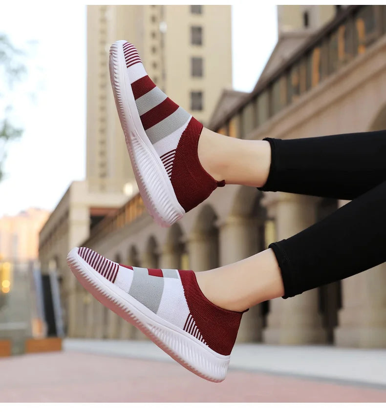 Women's Casual Knitted Sneakers The Clothing Company Sydney