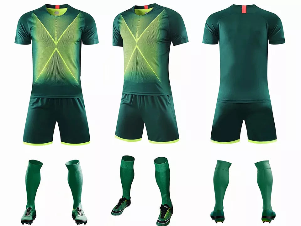 Soccer shirts and shorts set for Men Women kids football uniforms Custom Boys and girls Soccer Sets with socks and shin guard The Clothing Company Sydney
