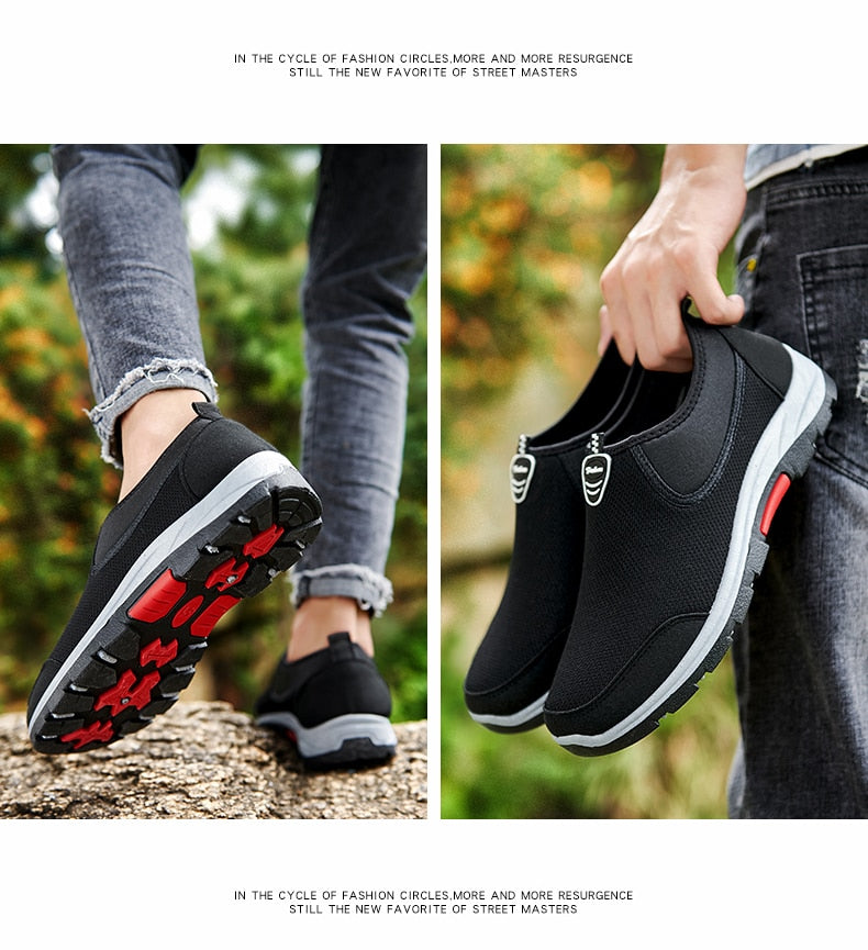 Summer Men's Shoes Lightweight Sneakers Fashion Casual Walking Shoes Breathable Slip on Mens Loafers The Clothing Company Sydney