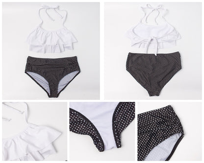 2 Piece Kids Swimwear Swimsuit Print Girls Kid Bikini Set 5-14 Years Children Bandage Swimming Suit Beachwear The Clothing Company Sydney