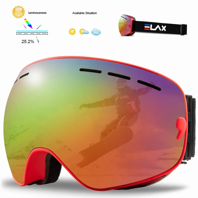 Double Layers Anti-Fog Snow Ski Goggles The Clothing Company Sydney
