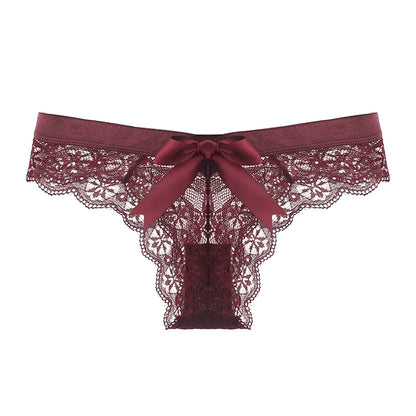 3 Pack Lace Panties Low-waist Underwear Thong G String Breathable T-back Lingerie - The Clothing Company Sydney