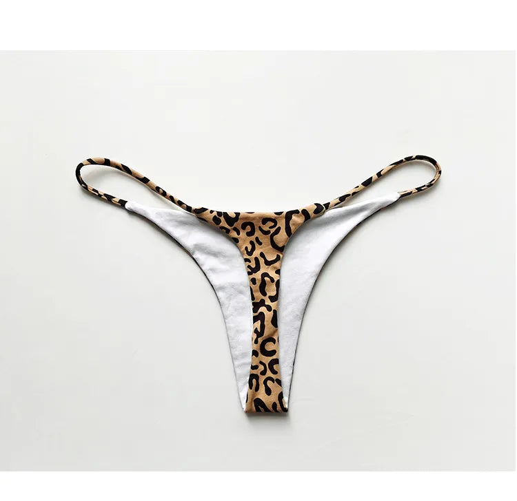 5 Pack Cotton G String Leopard Women Panties Sexy Briefs Thong Low Waist T-back Bikini Underwear Seamless Femlae Lingerie Size S-XL The Clothing Company Sydney