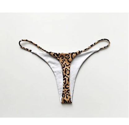 5 Pack Cotton G String Leopard Women Panties Sexy Briefs Thong Low Waist T-back Bikini Underwear Seamless Femlae Lingerie Size S-XL The Clothing Company Sydney