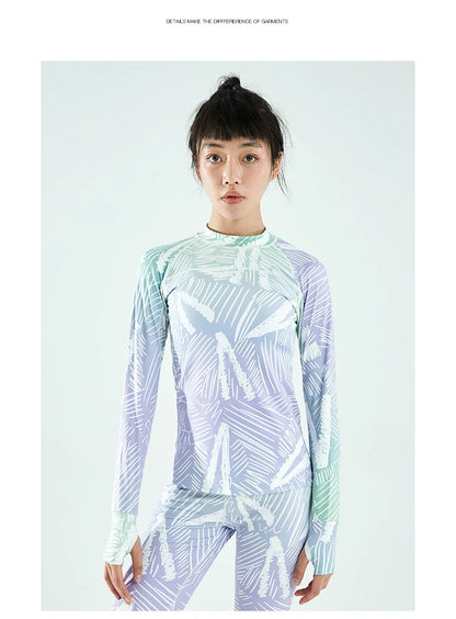 Womens 2 Piece Ultra Soft Winter Ski Quick Dry Base Layering Set Microfiber Fleece Thermal Underwear Plus Pants Set - The Clothing Company Sydney