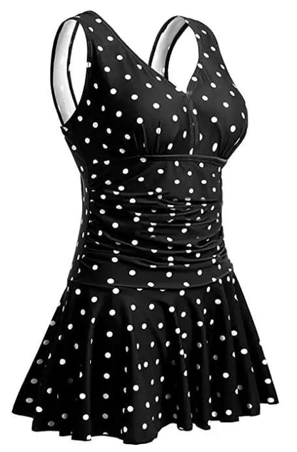 Women Modest Swim Dresses Floral Print Plus-Size Swimsuit Padded One Piece Swimwear Bathing Suits The Clothing Company Sydney