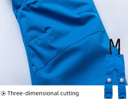 Children's Snow Suit Outfit Wear Outdoor Waterproof Windproof Warm Costume Winter Snowboarding Ski Jacket and Strap Pant Boys and Girls The Clothing Company Sydney
