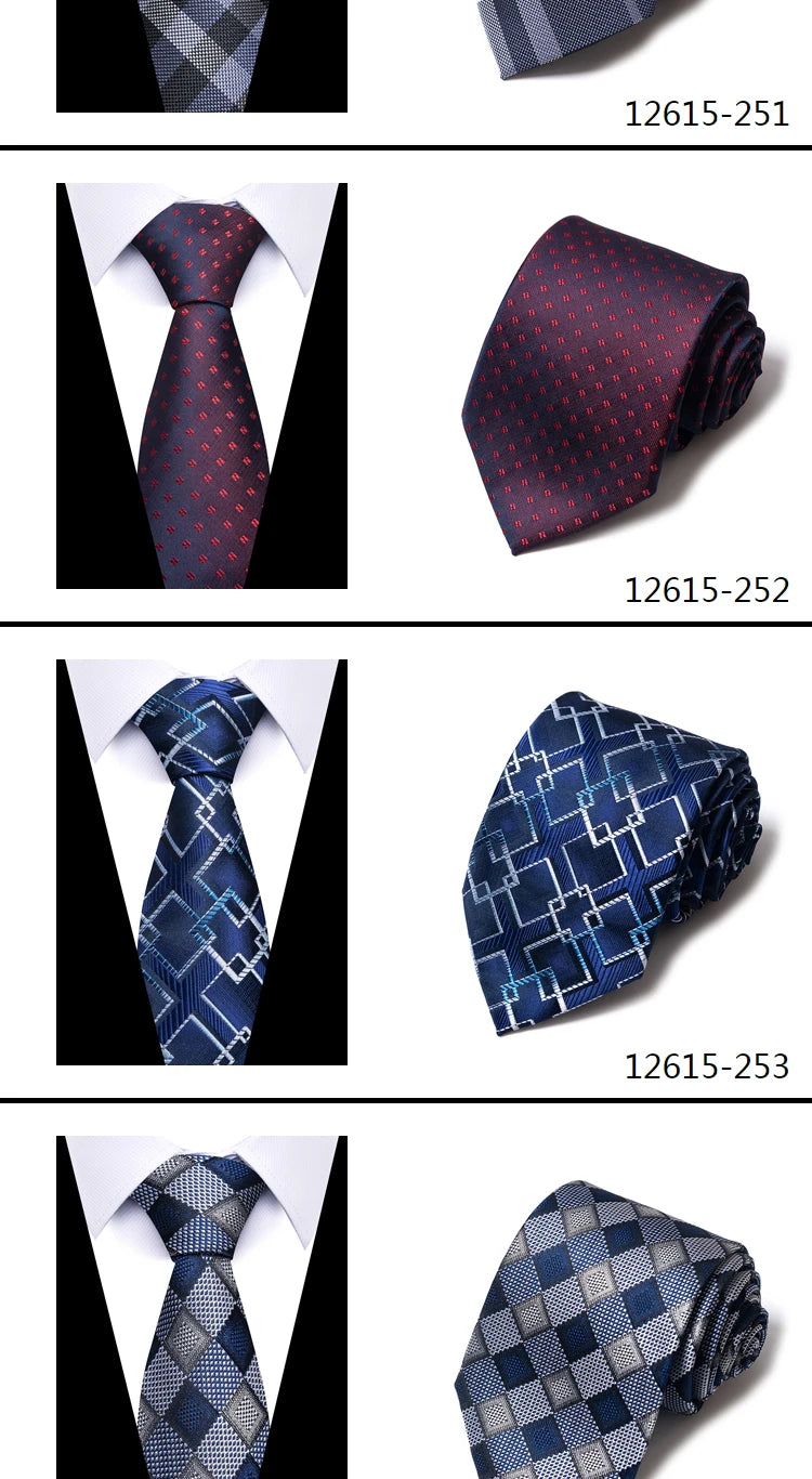 Men's Woven 8 cm Necktie Wedding Accessories Party Office Wear The Clothing Company Sydney