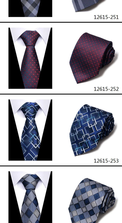 Men's Woven 8 cm Necktie Wedding Accessories Party Office Wear The Clothing Company Sydney