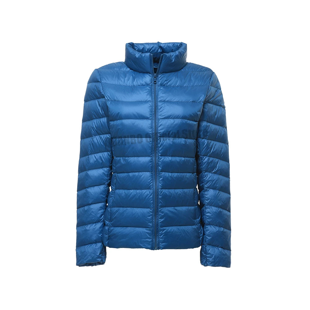 Women Spring Jacket Fashion Short Ultra Lightweight Packable Puffer Coats 15 Colors Female Down Warm Korean Slim Fit Parkas 5XL The Clothing Company Sydney