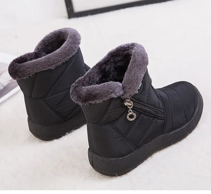 Women's Thick Plush Snow Boots Winter Waterproof Non-slip Platform Ankle Boots Women Warm Cotton Padded Shoes The Clothing Company Sydney