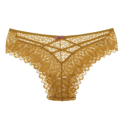 Women's Panties Lace Underwear Sexy Low-Waist Briefs Hollow Out G String Underpants Lingerie The Clothing Company Sydney