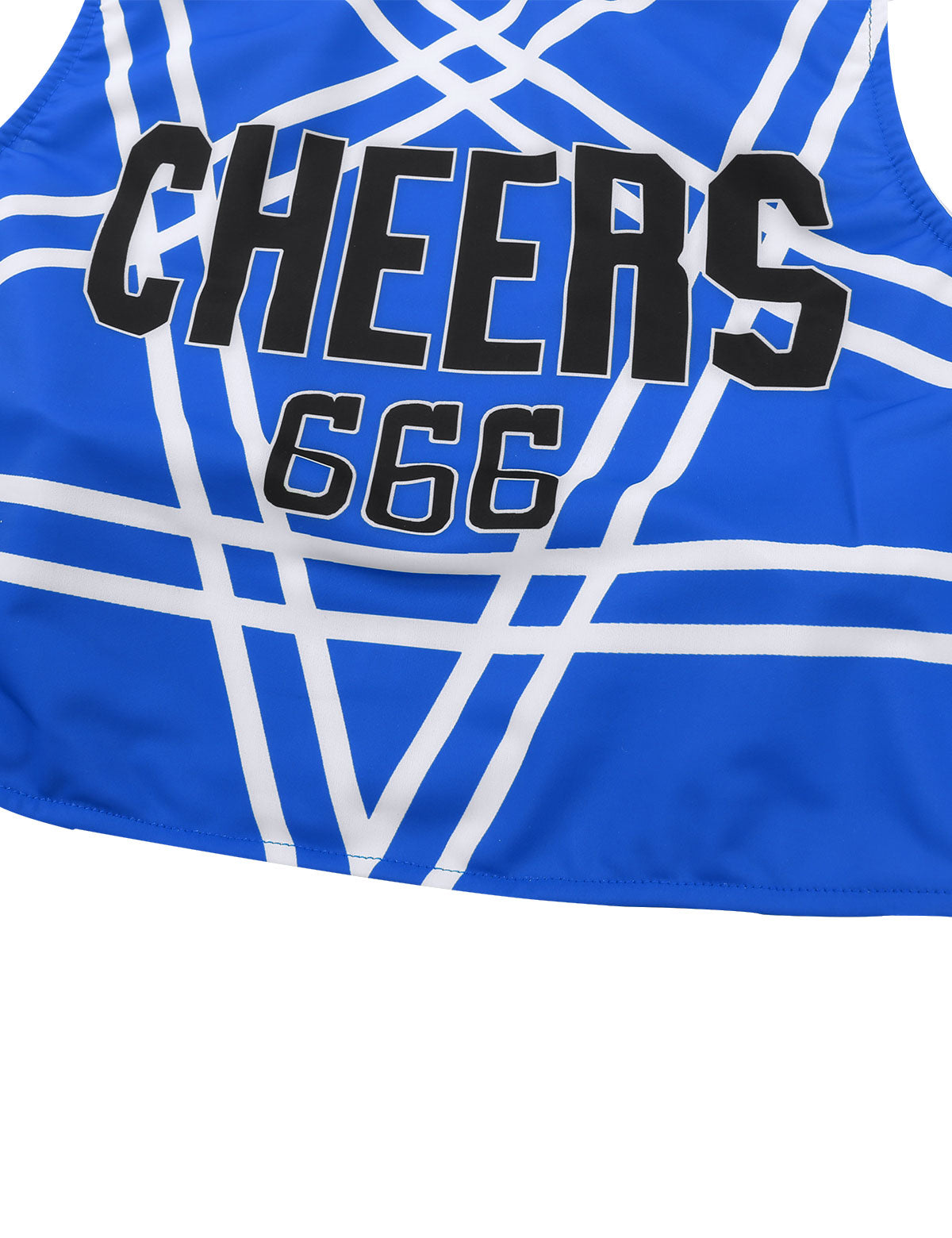 Women's Cheerleading Uniform Cosplay Set Backless Crop Top Mini Pleated Skirt Carnival Party Halloween Costume - The Clothing Company Sydney