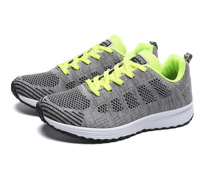 Women Casual Shoes Fashion Breathable Walking Mesh Flat Shoes Sneakers Women 2021 Gym Vulcanized Shoes White Female Footwear The Clothing Company Sydney