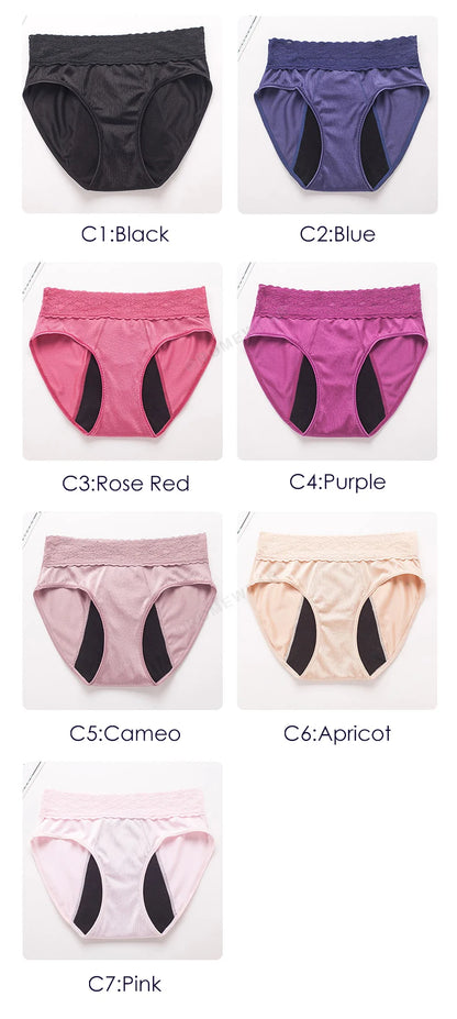 Menstrual Panties For Women Period Underwear 4 Layer Plus Size Heavy Flow Absorbency Leakproof Physiological Sanitary Lingerie - The Clothing Company Sydney
