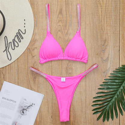 Sequins Padded Mini Bikini Swimsuit Swimwear Two piece Micro Bikini set Bather Bathing Suit The Clothing Company Sydney