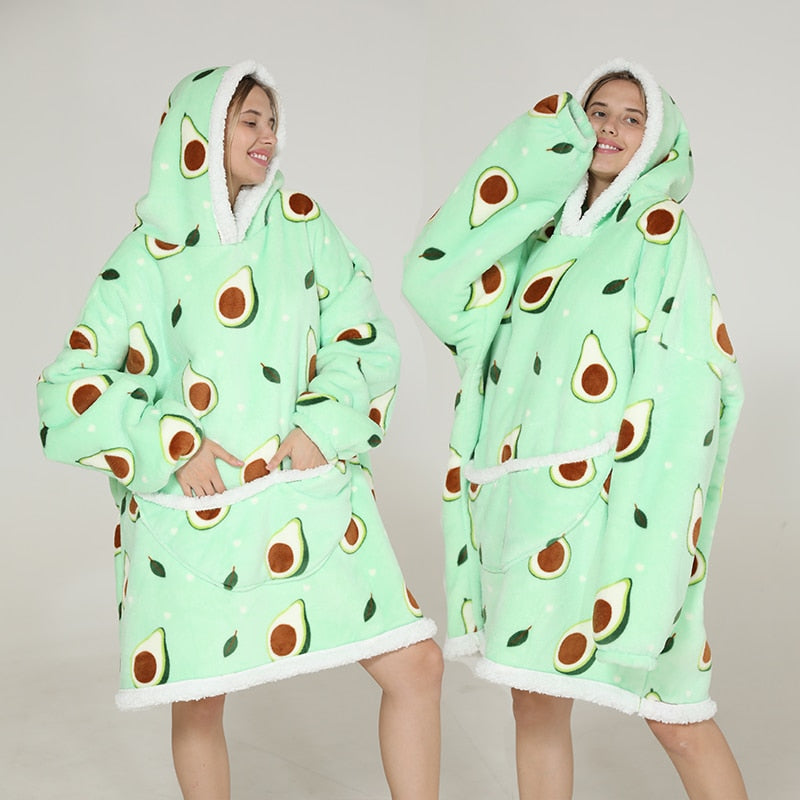 Oversized Hooded Blanket for Adult Child Wearable Blankets for Winter Warm Outdoor Hoodie Sweatshirt The Clothing Company Sydney