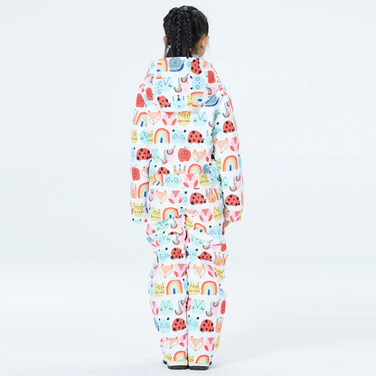 Children's Jumpsuit Ski Wear Snow Suit Snowboarding Clothing Windproof Waterproof Winter Outdoor Costumes For Boy's and Girl's The Clothing Company Sydney
