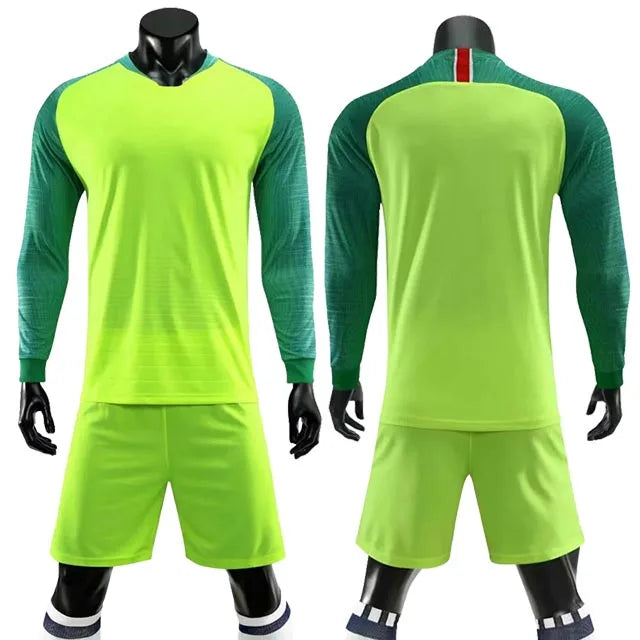Mens Womens Kids Long Sleeve Soccer Jersey Set Custom Football Jerseys Uniform Team Kit blank Football Set The Clothing Company Sydney