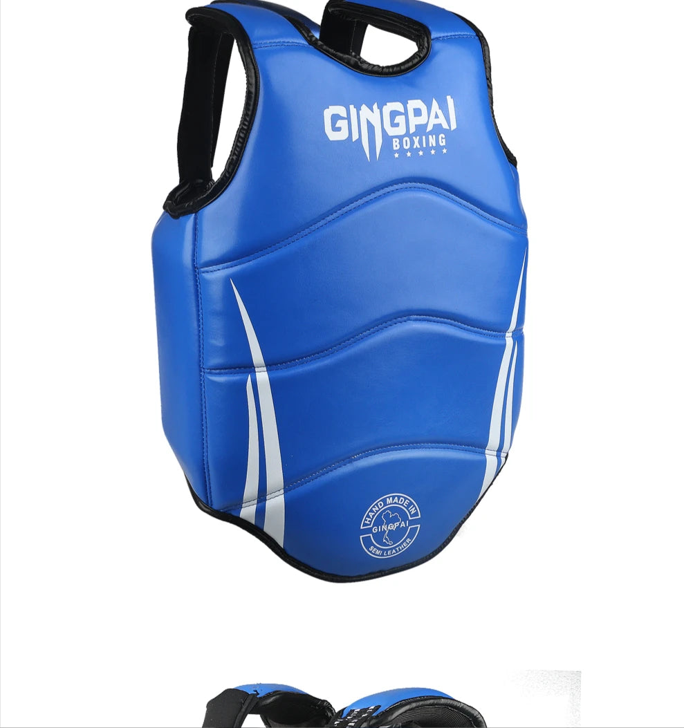 Boxing Chest Guard MMA Martial Arts Rib Shield Armour Adults Kids Body Protector Kickboxing Training Uniform Muay Thai Fight Gear - The Clothing Company Sydney