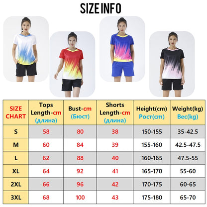 2 Piece Tennis Badminton Shirt Shorts Team Sportswear Uniforms Women Running Training Fitness Exercise Breathable Table Tennis Volleyball Sets The Clothing Company Sydney