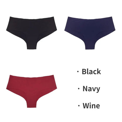3 Pack Seamless Women's Panties Sports Breathable Underwear Girls Comfortable Briefs Lingerie Satin Underpants The Clothing Company Sydney