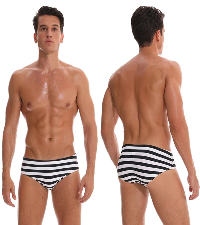 Men's  Swimming Briefs Swimwear Low Swimwear Boxers Men's Swim Brief Solid Swim Brief Beachwear Men Swimsuit The Clothing Company Sydney
