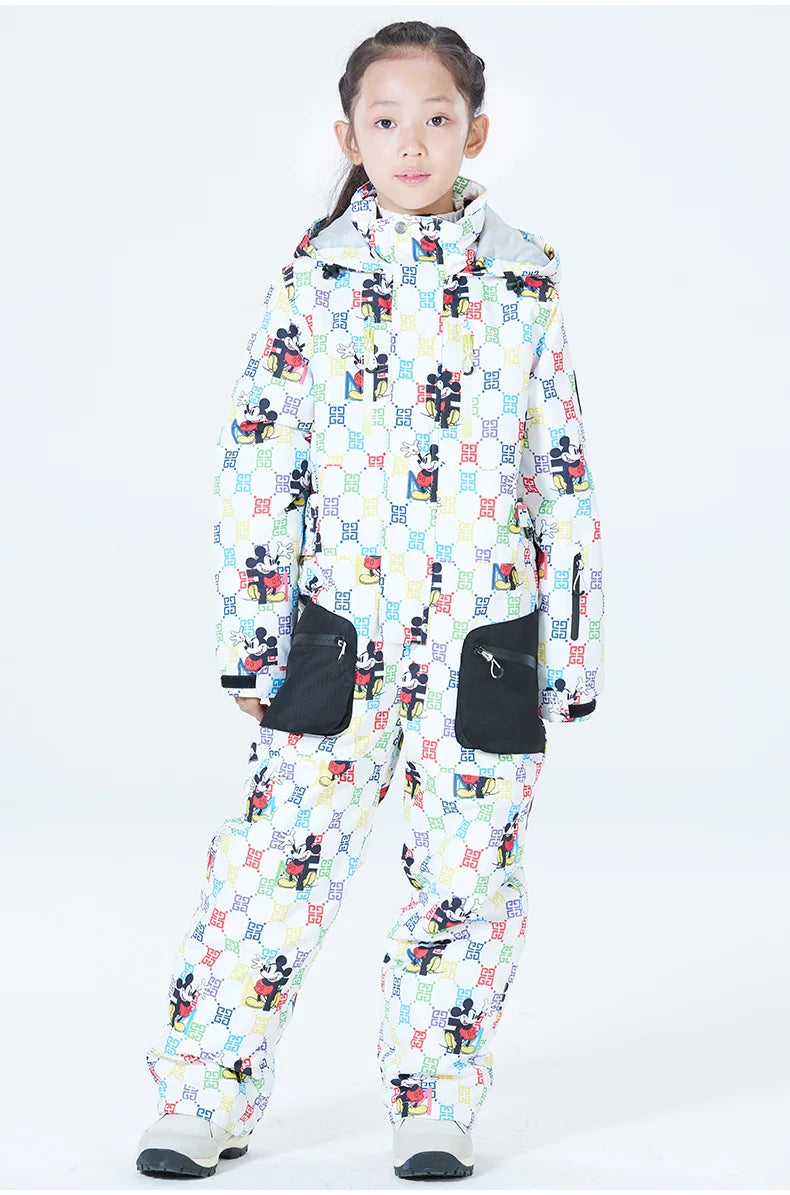 Children's Jumpsuit Ski Wear Snow Suit Snowboarding Clothing Windproof Waterproof Winter Outdoor Costumes For Boy's and Girl's The Clothing Company Sydney