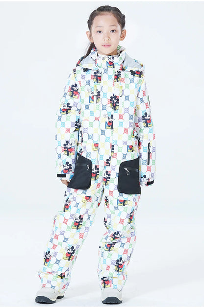 Children's Jumpsuit Ski Wear Snow Suit Snowboarding Clothing Windproof Waterproof Winter Outdoor Costumes For Boy's and Girl's The Clothing Company Sydney