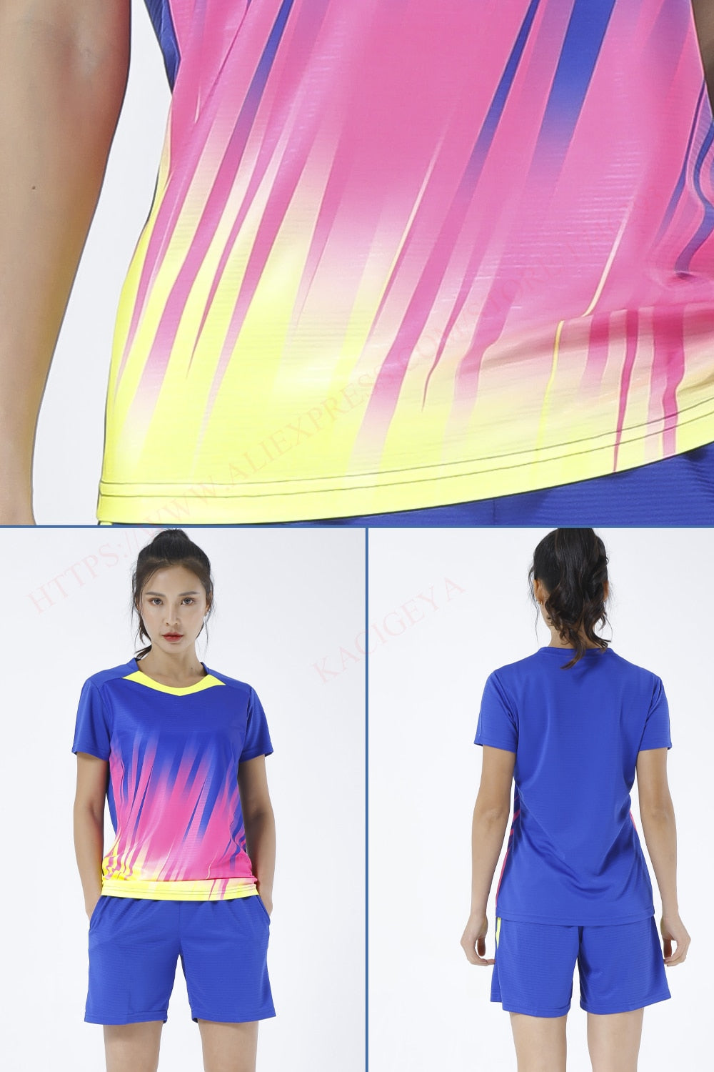 2 Piece Tennis Badminton Shirt Shorts Team Sportswear Uniforms Women Running Training Fitness Exercise Breathable Table Tennis Volleyball Sets The Clothing Company Sydney