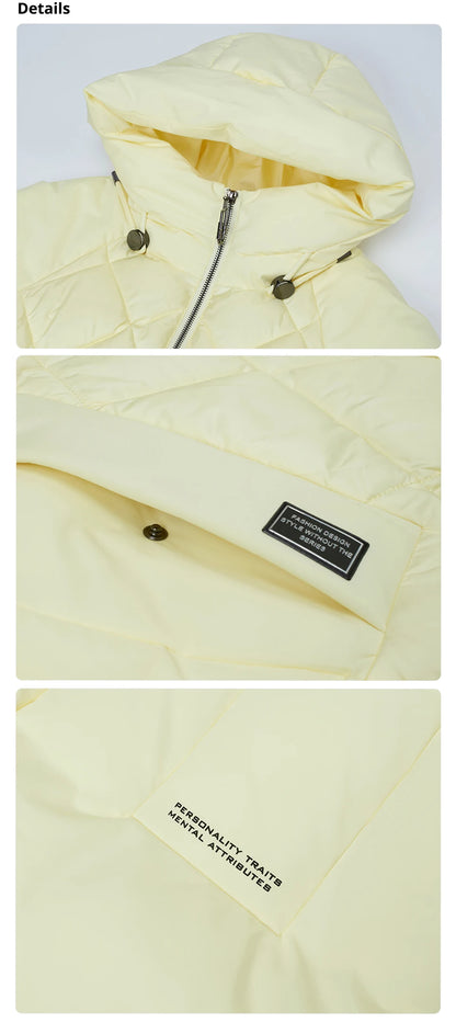 Winter Jacket Women's Collection Warm Jacket Mid-length Coats Parka - The Clothing Company Sydney