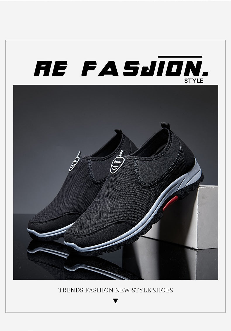 Summer Men's Shoes Lightweight Sneakers Fashion Casual Walking Shoes Breathable Slip on Mens Loafers The Clothing Company Sydney