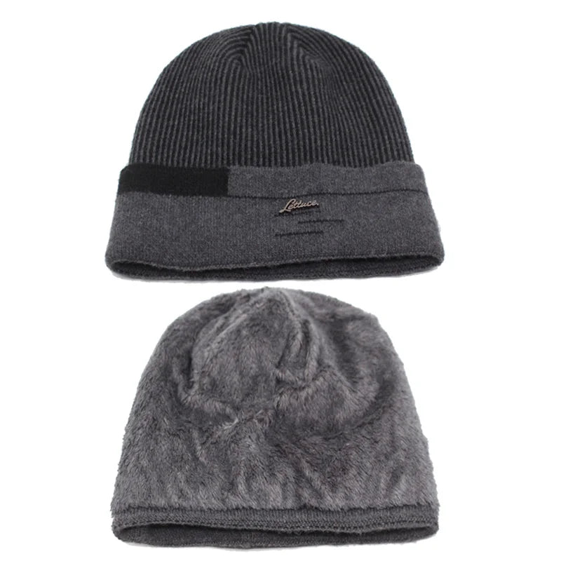 Skullies Beanies Men Scarf Knitted Hat Cap Male Bonnet Warm Wool Thick Winter Hats For Men Women Beanie Hat The Clothing Company Sydney
