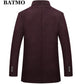 Autumn winter wool trench coat Men's wool jackets - The Clothing Company Sydney