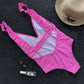 High Cut Ruffled Female Swimwear One Piece Swimsuit Women Backless Monokini Bather Bathing suit Swim Bodysuit The Clothing Company Sydney