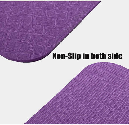 1830*610*6mm TPE Yoga Mat with Position Line Non Slip Carpet Mat For Beginner Environmental Fitness Gymnastics Mats with Carry Bag The Clothing Company Sydney