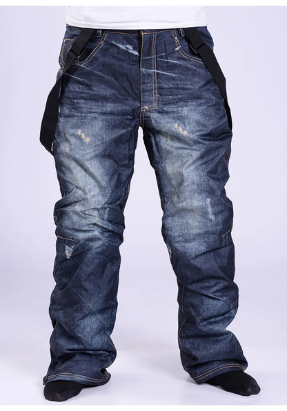 Men Women Snow Suit Wear Snowboarding Clothing Winter Warm Waterproof Outdoor Ski Set Jackets + Strap Pants - The Clothing Company Sydney