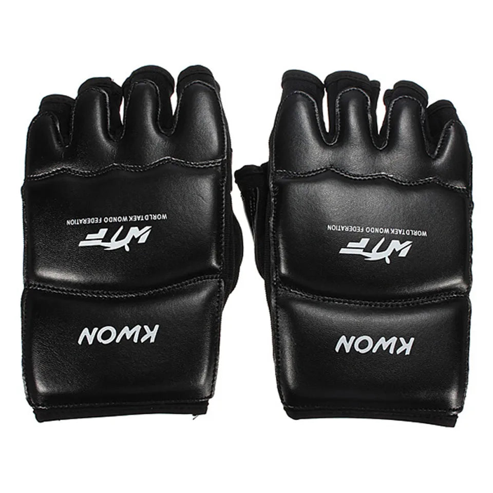 Adults Kids Half Finger Boxing Gloves PU Leather MMA Fighting Kick Boxing Gloves Karate Muay Thai Training Workout Gloves The Clothing Company Sydney