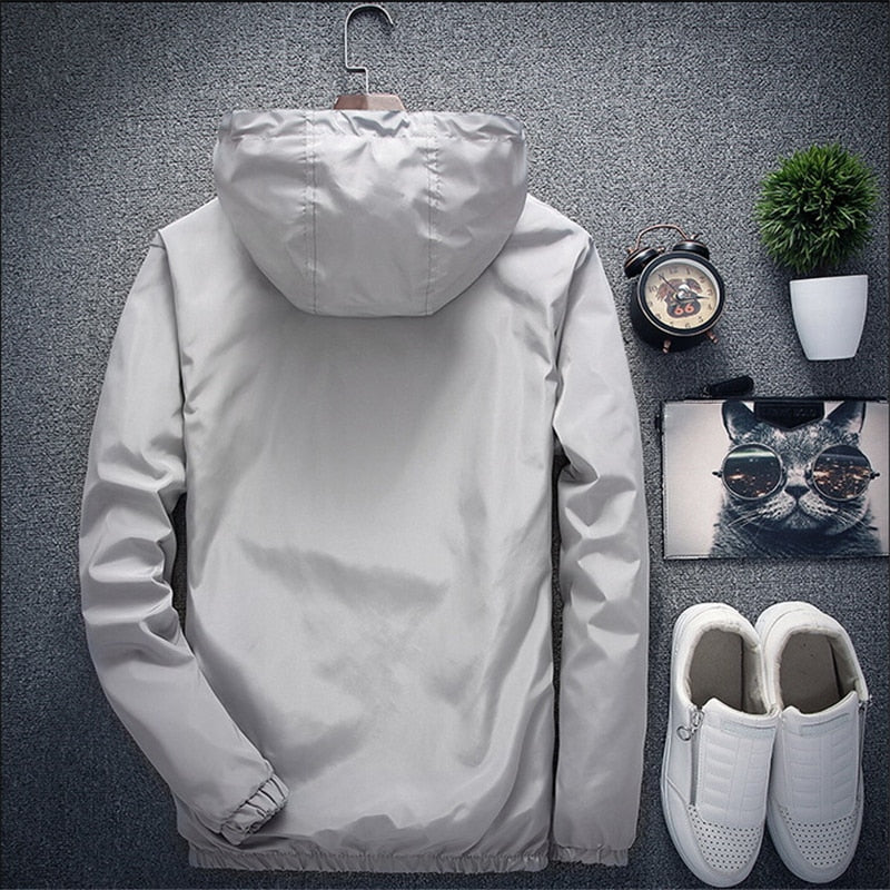 Jacket Men&#39;s Large Size Summer Bomber Spring Windbreaker cloth Streetwear Coat Hood 2022 Fashion Male Clothing 7XL Plus Size 6XL The Clothing Company Sydney