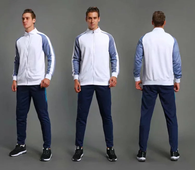 2 Piece Mens Soccer tracksuit football jerseys training football shirt pants adult football set The Clothing Company Sydney