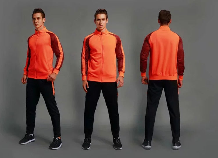 2 Piece Mens Soccer tracksuit football jerseys training football shirt pants adult football set The Clothing Company Sydney