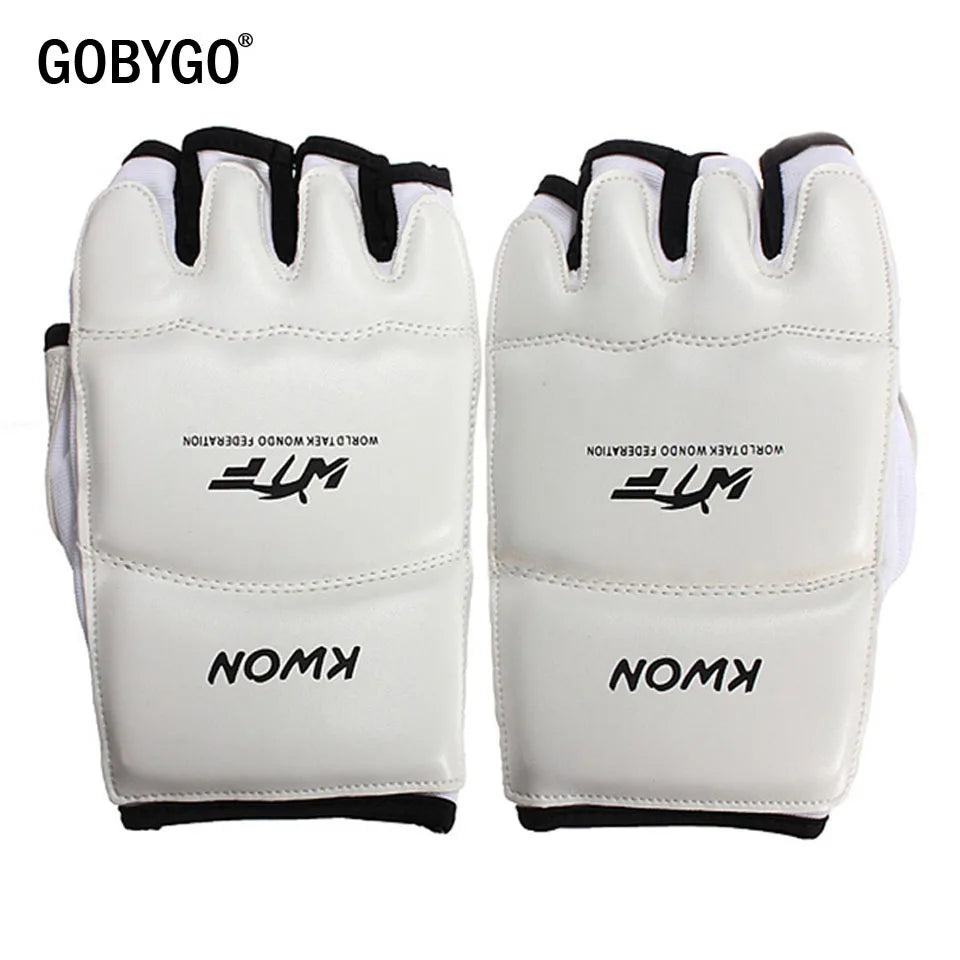Adults Kids Half Finger Boxing Gloves PU Leather MMA Fighting Kick Boxing Gloves Karate Muay Thai Training Workout Gloves The Clothing Company Sydney
