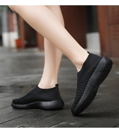 Women's Vulcanized Shoes Sneakers Slip On Flats Shoes Women Loafers Plus Size Walking Flats The Clothing Company Sydney