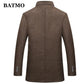 Autumn winter wool trench coat Men's wool jackets - The Clothing Company Sydney